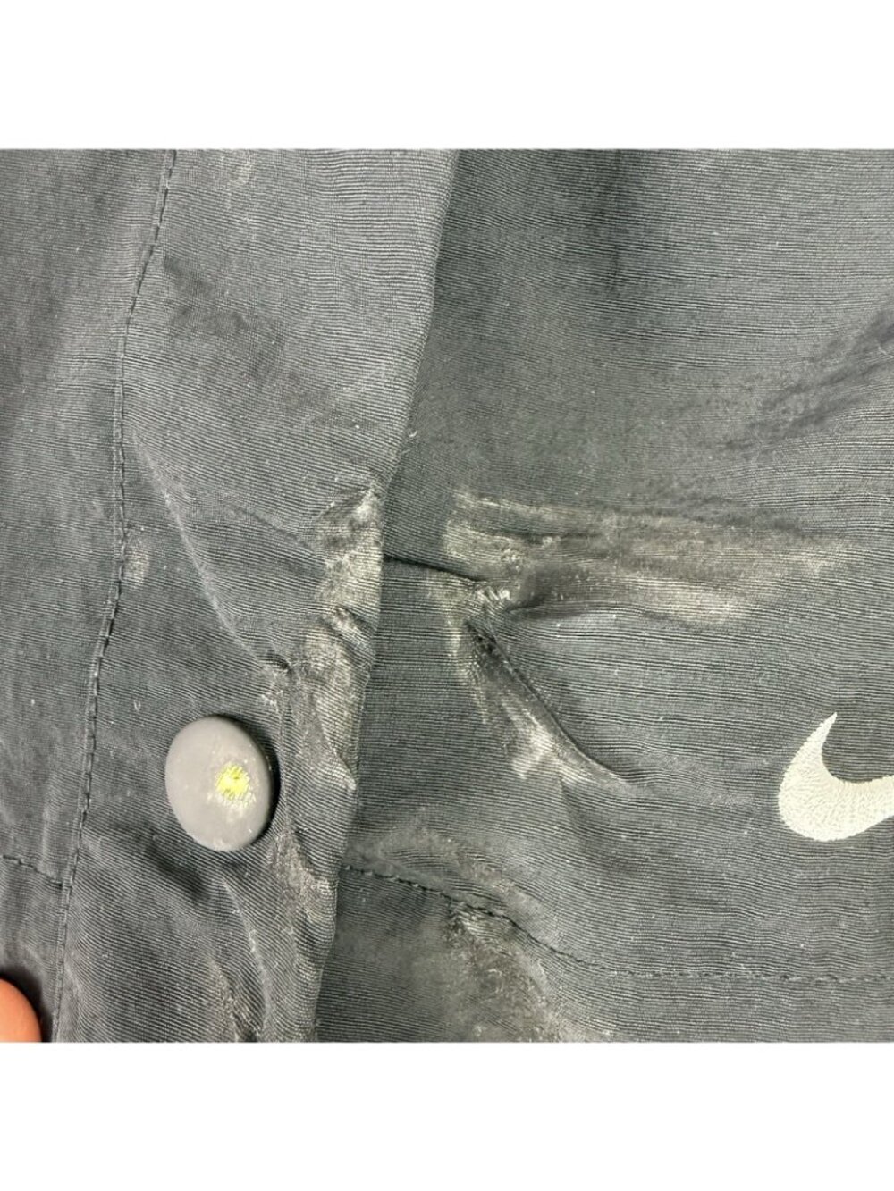 Nike Sportswear Skirt XS Black Snap Mini Swoosh Athletic Casual Y2K AS-IS - Picture 4 of 9
